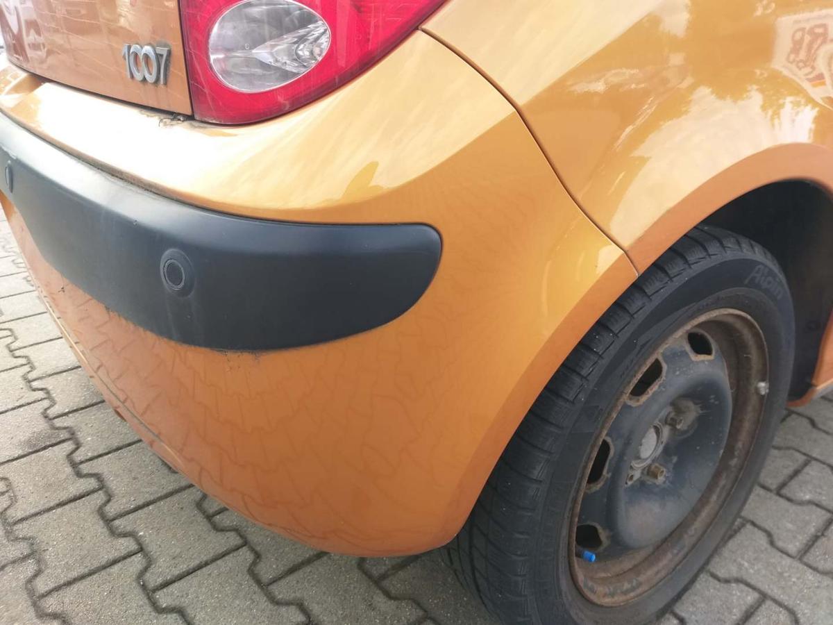 Peugeot 1007 original Stoßstange Stossfänger hinten KHW Orange Salamanque Bj.2005